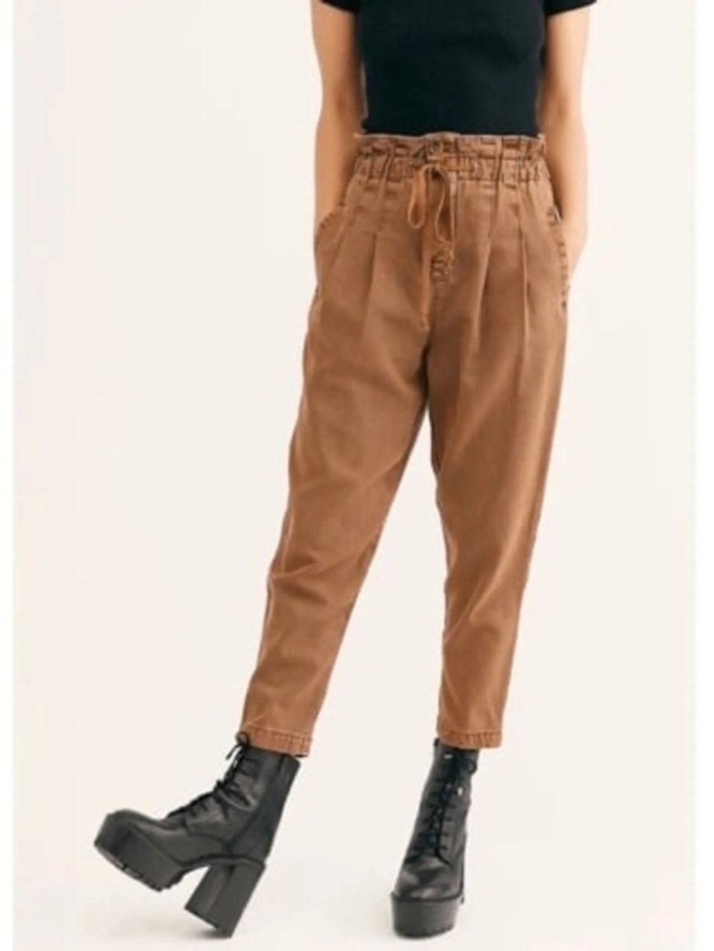 Free People Margate Pleated Pants L
